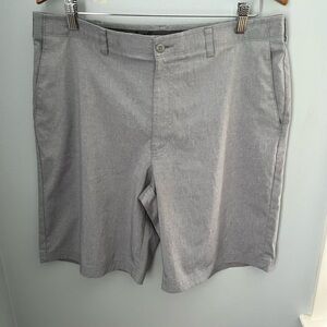 Hogan Gray Flat Front Shorts‎ Classic Style